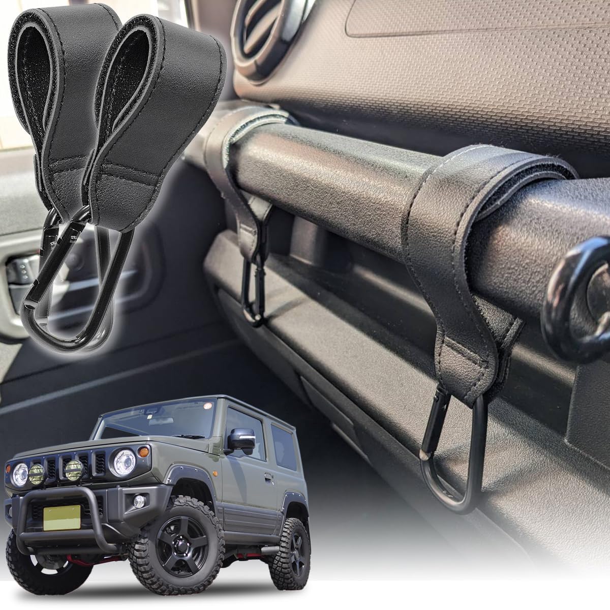 Amazon | BLOOM SPIRITS ジムニー JB64 JB74 車内収納 フック アシスト
