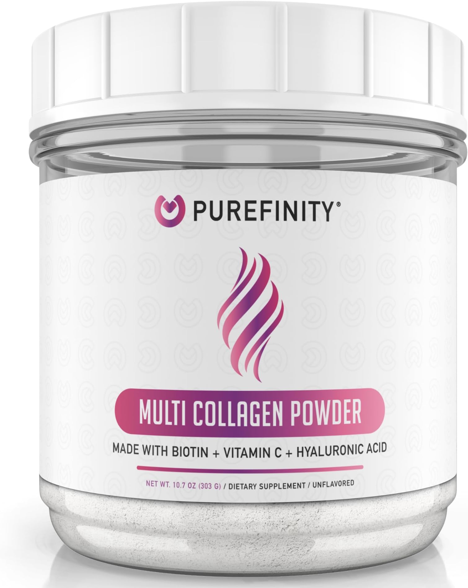 Collagen Peptides for Women – Type I, II, III, V & X with Biotin & Hyaluronic Acid, Supports Healthy Skin, Bones, Hair & Nails – Non-GMO, Grass-Fed, Unflavored, 10.7oz (1 Month Supply)