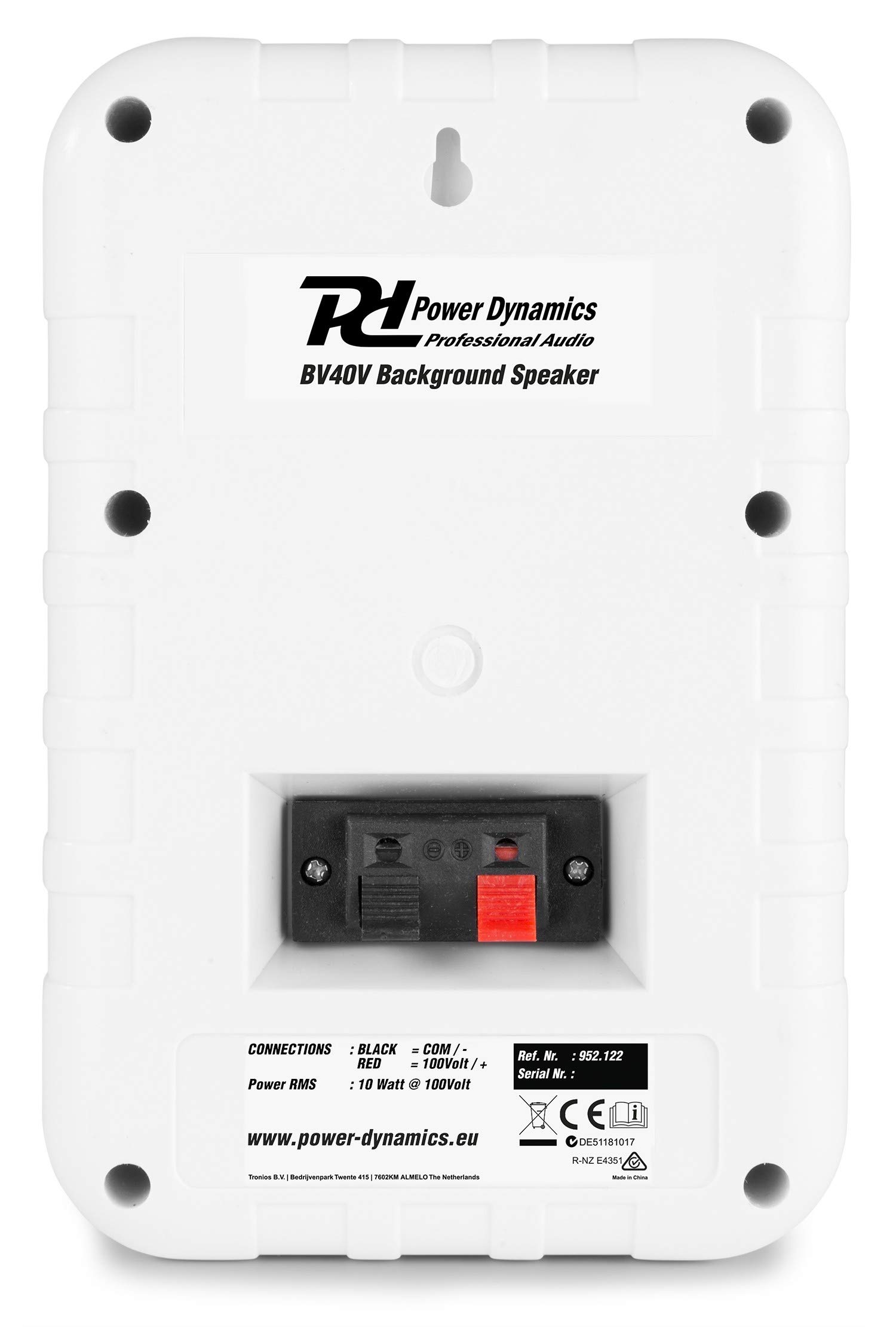 Impianto Audio Filodiffusione 8 Altoparlanti Parete Bluetooth 100Mt Cavo Microfono Casse Bianche