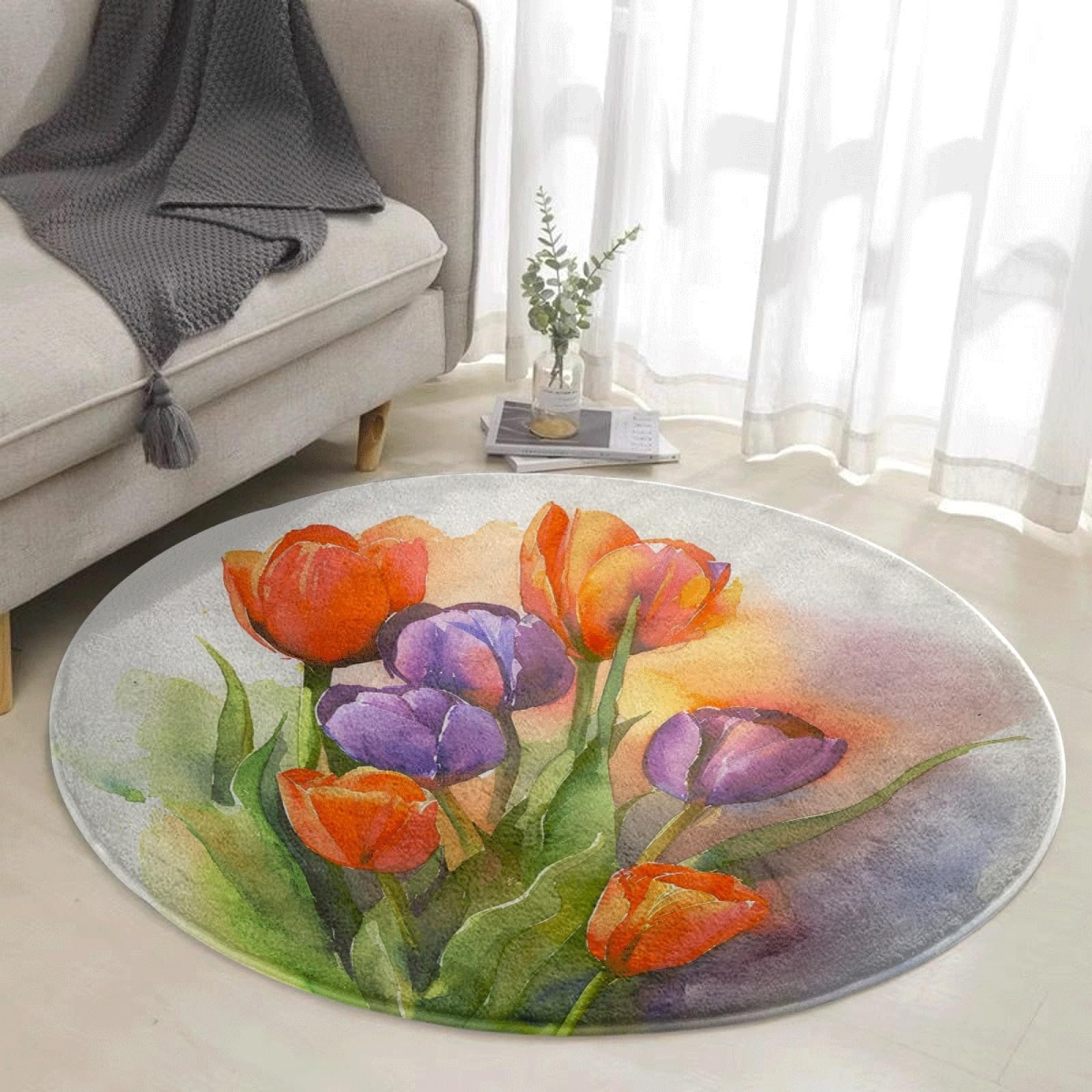 Tapis doux lavable en machine pour éliminer facilement les taches du salon au jardin