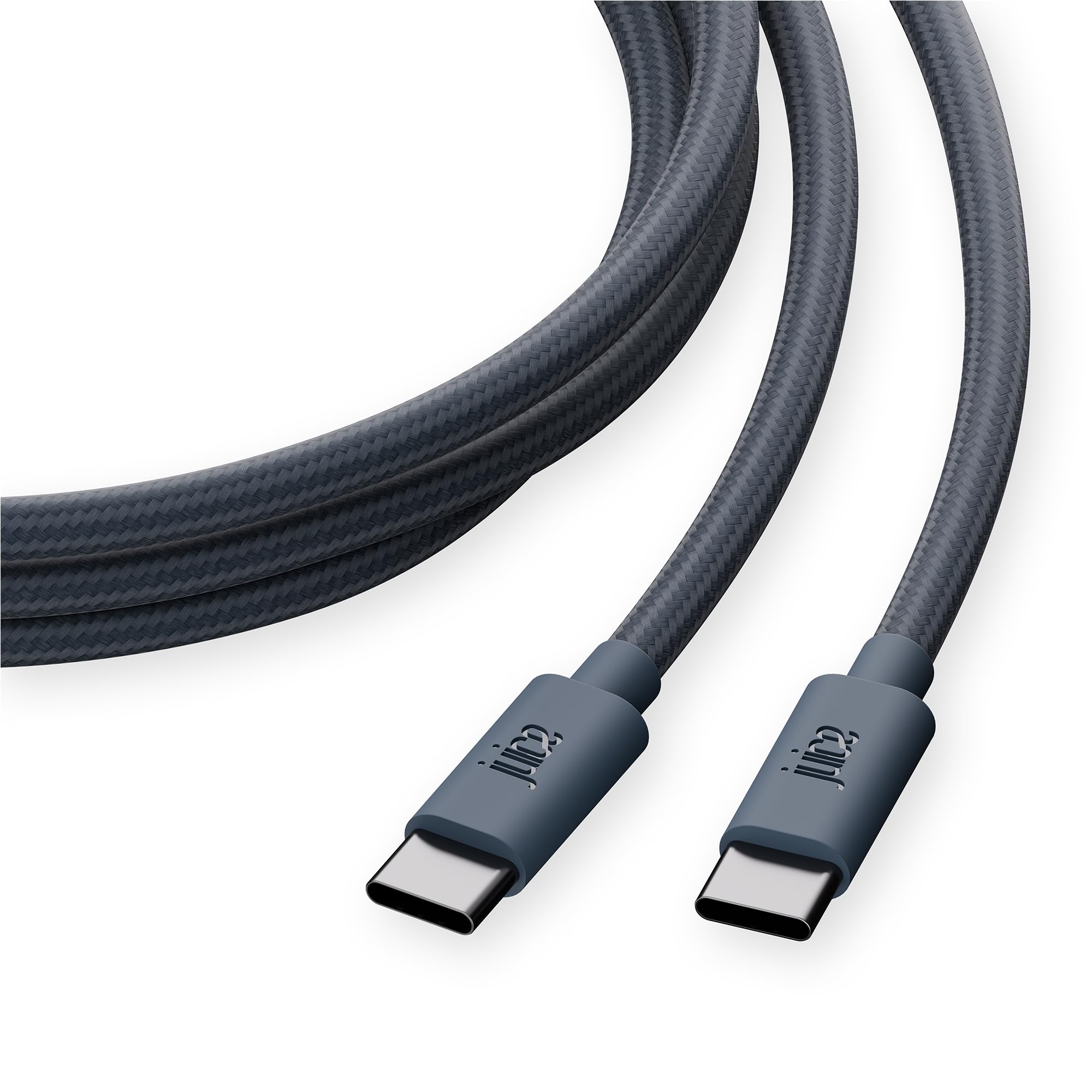 Juice Braided USB C to USB C Cable 1m (Navy) | Fast Charging Lead | iPhone 18 17 16 15 | iPad Pro Air Mini | Samsung Sony Huawei Google | 20x faster USB 2.0 | 1 year warranty