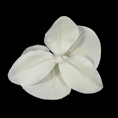 Miniatura 5 de PATIKIL Cabezales de orquídeas artificiales de 3.5 pulgadas, paquete de 40 cabezas de orquídea mariposa falsa de seda para decoración de ramo floral