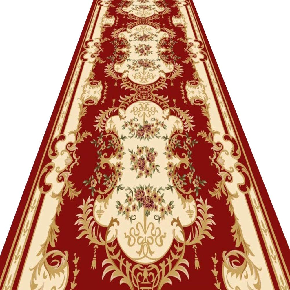 Tapis couloir 1.2x2m lavable et antidérapant imprimé à rayures