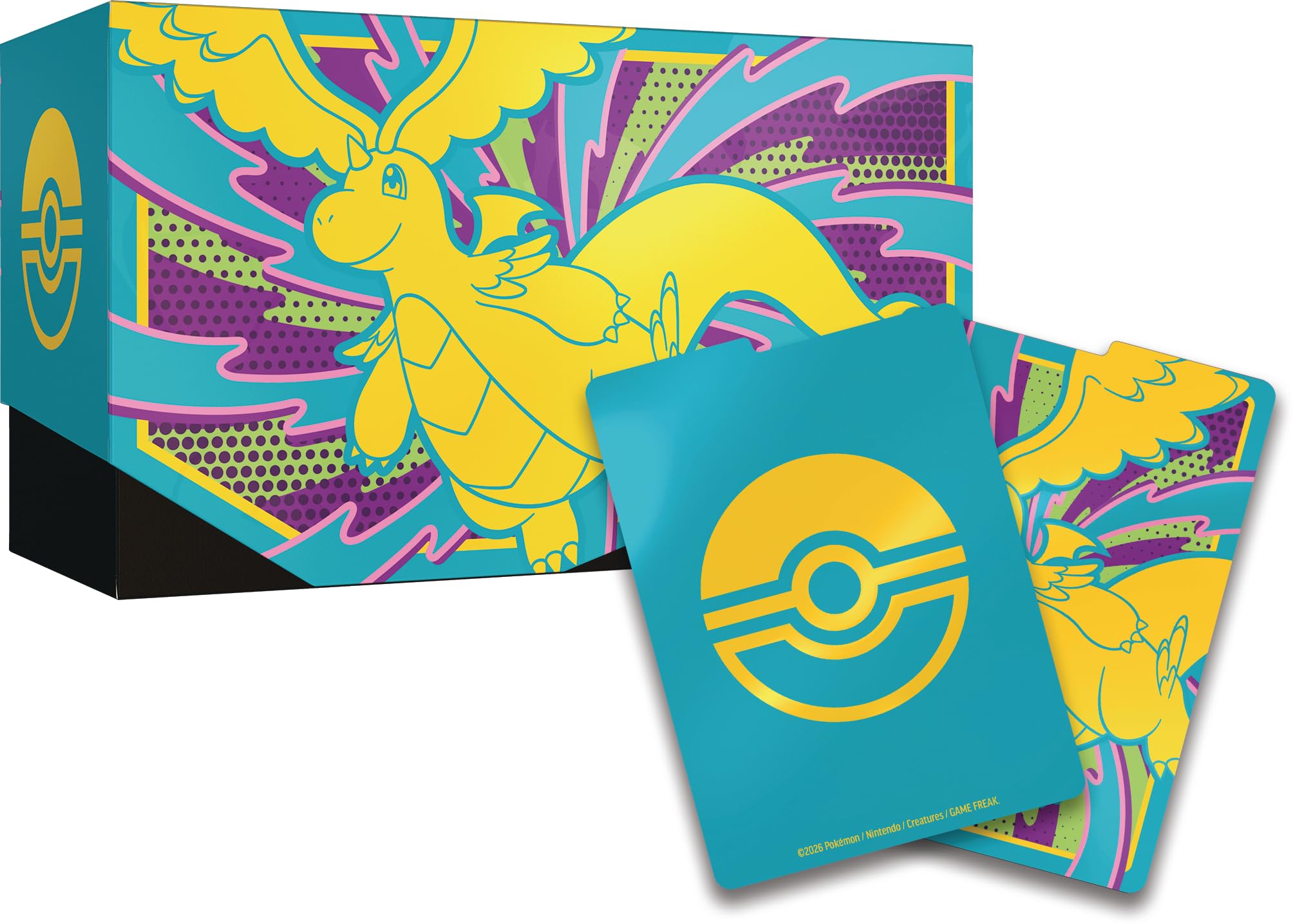 Pokémon : Coffret Dresseur d’élite Méga-Évolution – Héros Transcendants (1 Carte Promo entièrement illustrée, 9 boosters et des Accessoires de Jeu Premium)