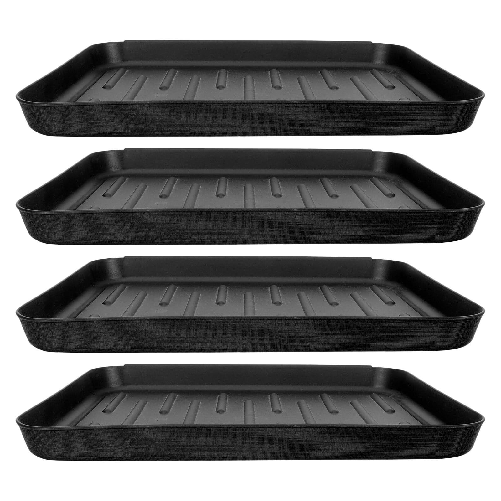 Plateau à chaussures Toyvian anti-boue plastique étanche 4 pièces