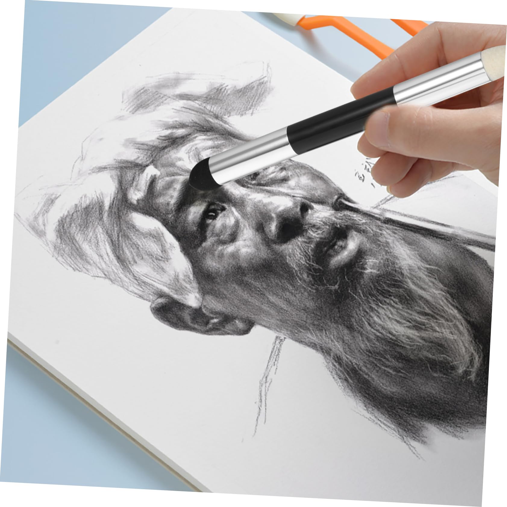 SHINEOFI 2pcs Erase Pen Eraser Drawing Tools for Artists Water-Soluble Blending Stump Highlight Shadow Blending Tools