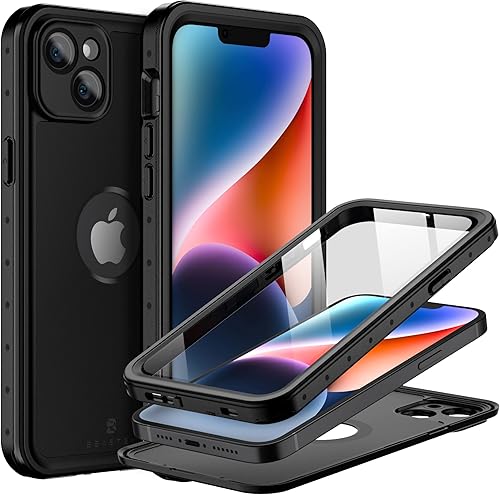 Miniatura 10 de BEASTEK Funda impermeable para iPhone 14 Pro Max, a prueba de golpes, a prueba de polvo, IP68 bajo el agua, serie NRE con protector de pantalla