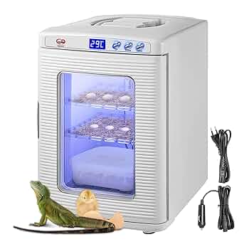 爬虫類インキュベーター ポータブル【トレ 5～60°C調節】AC110V