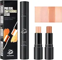 Bastão de Contorno e Iluminador 2 em 1, Chic Fun (#02, 2 Em 1)