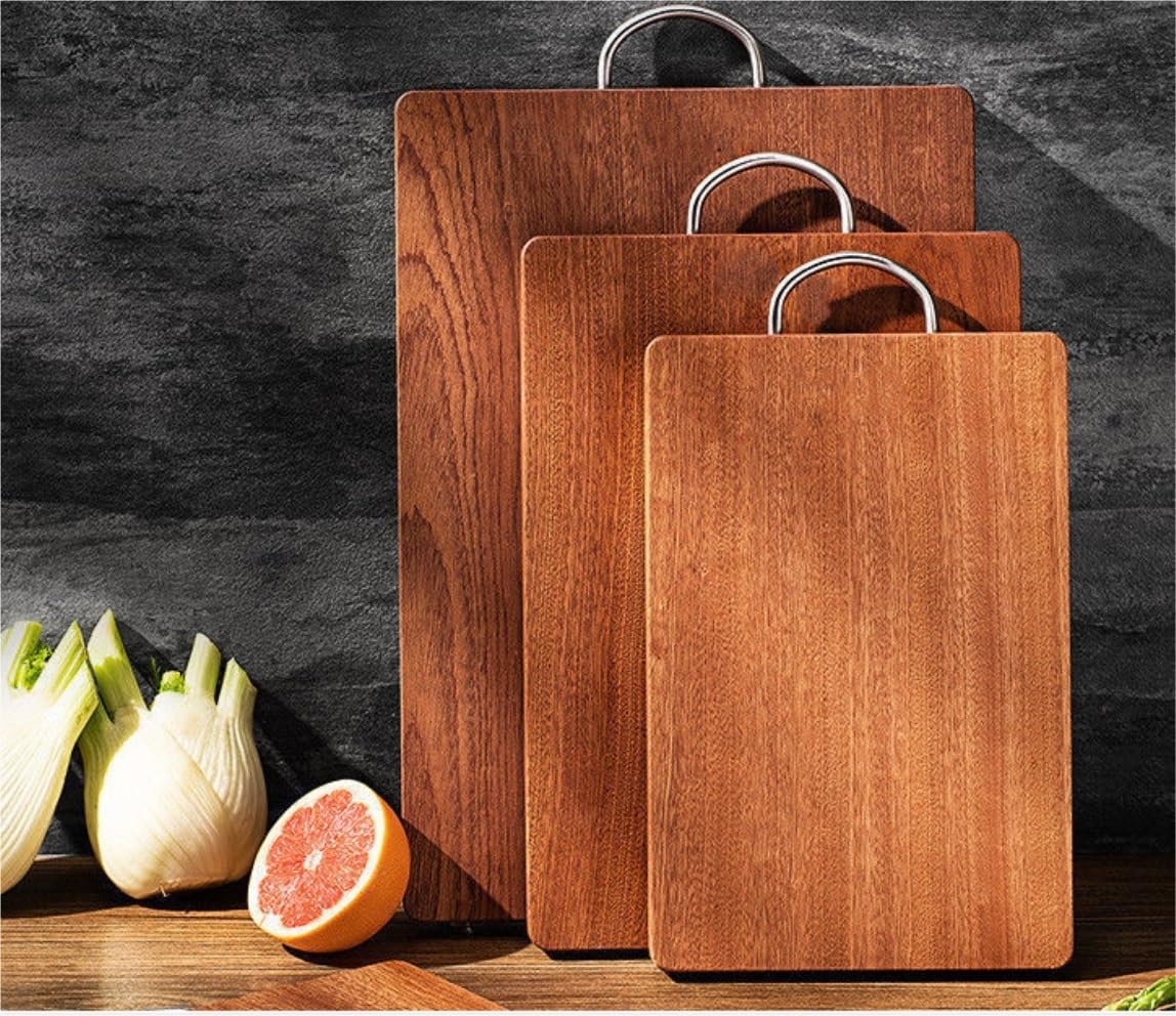 Tabla de Corte Profesional Tabla De Cortar De Madera, Regalo para Mamá, Tabla De Cortar Grabada para El Hogar Resistente y Antideslizante(26 * 2 * 38cm)