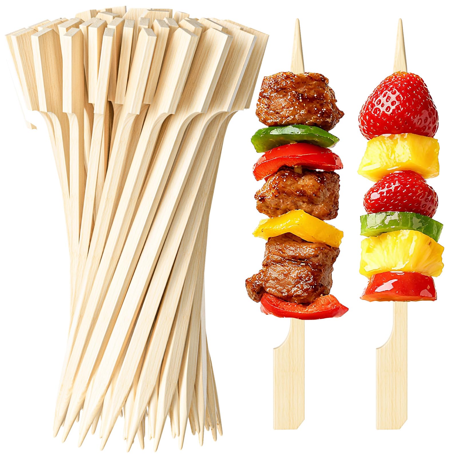 200PCS Flat Bamboo Skewers 6 Inch –