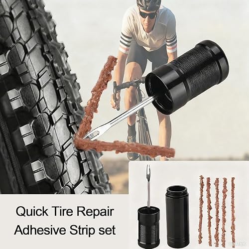 Miniatura 2 de Kit de reparación de neumáticos de bicicleta sin cámara para bicicletas MTB y de carretera, solución rápida para pinchazos y pisos, incluye