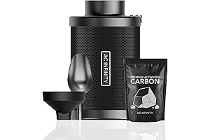 AC Infinity Carbon Filter Kit: Odor-Eliminating Air Scrubber for Grow Tents