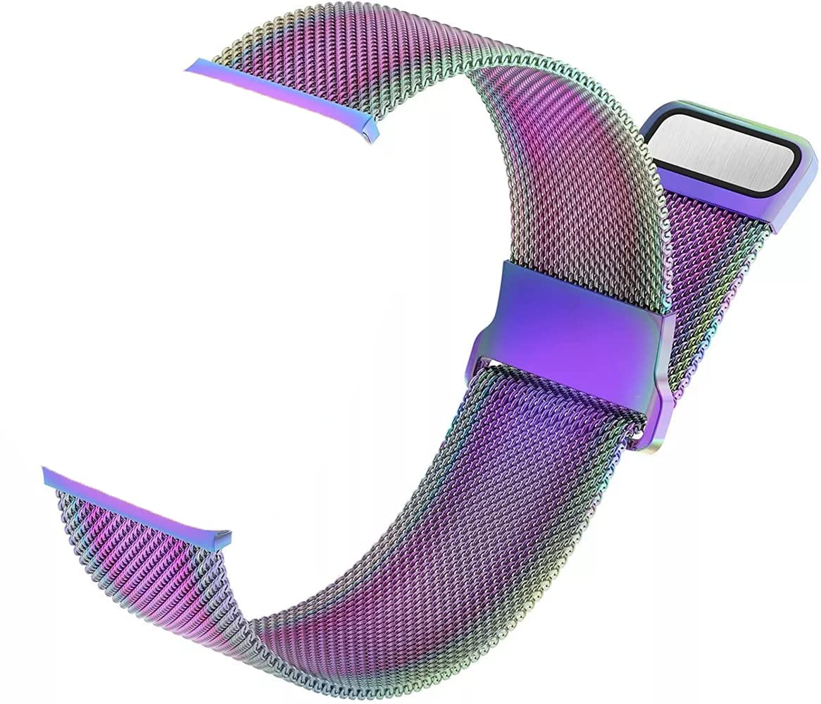 MVTECH Stainless Steel Adjustable Magnetic Strap Compatible for i-Watch Strap (38mm) (40mm) (41mm) Strap for Men Women - Mulicolor [Watch NOT Included] (B0BMM8DCYY) Amazon Price History, Amazon Price Tracker