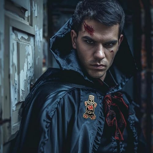 Miniatura 4 de Parche lindo de Black Knight It's Just a Fresh Wound bordado para planchar en el parche para coser para Halloween