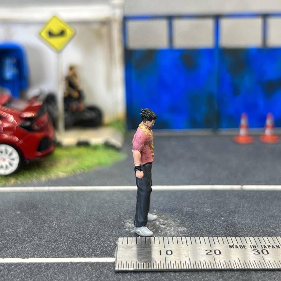 Amazon | 1/64 スケール 仁王立ちの男性 フィギュア ミニチュア