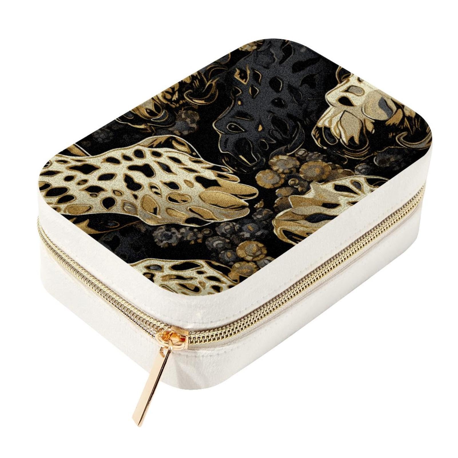 Boîte à bijoux de voyage velours pattes cadeau parfait pour passionnés d'animaux