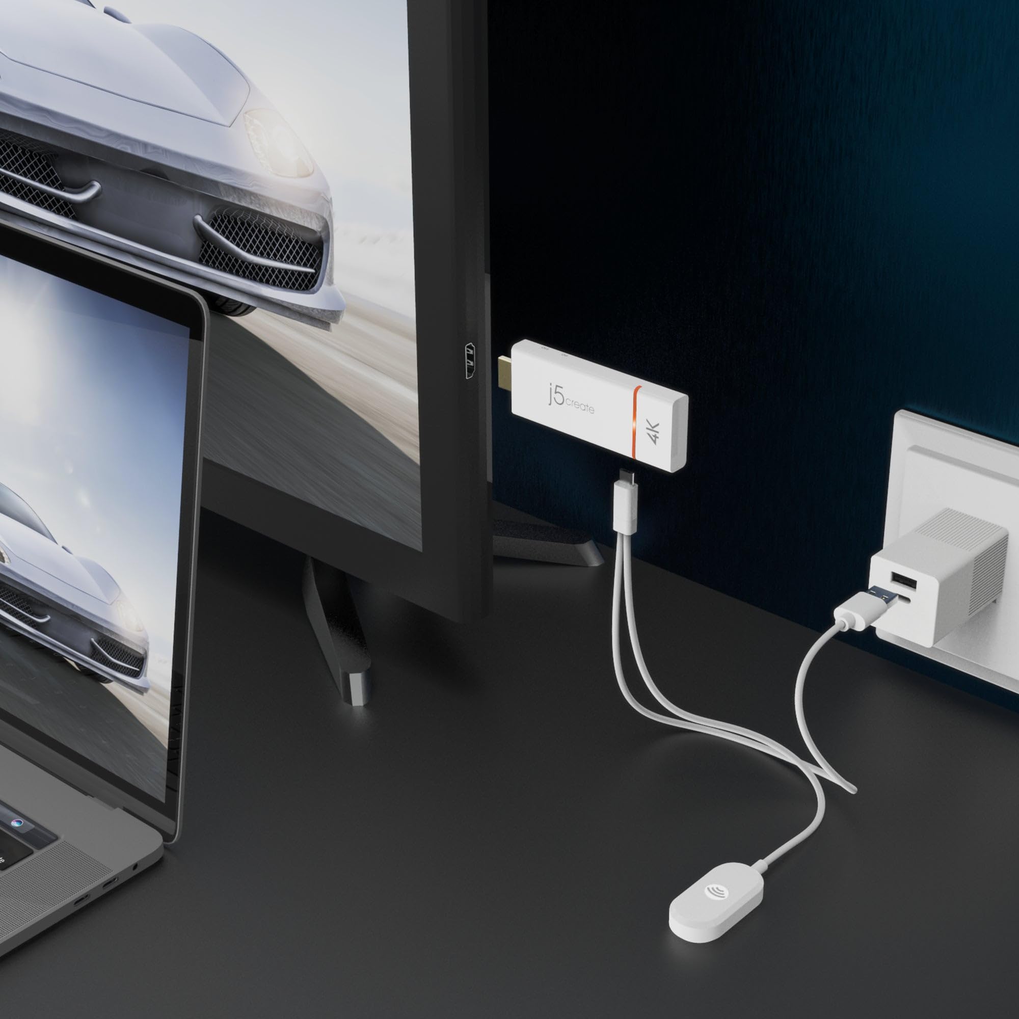 j5create JVAW76-N Étendeurs sans Fils ScreenCast 4K HDMI™