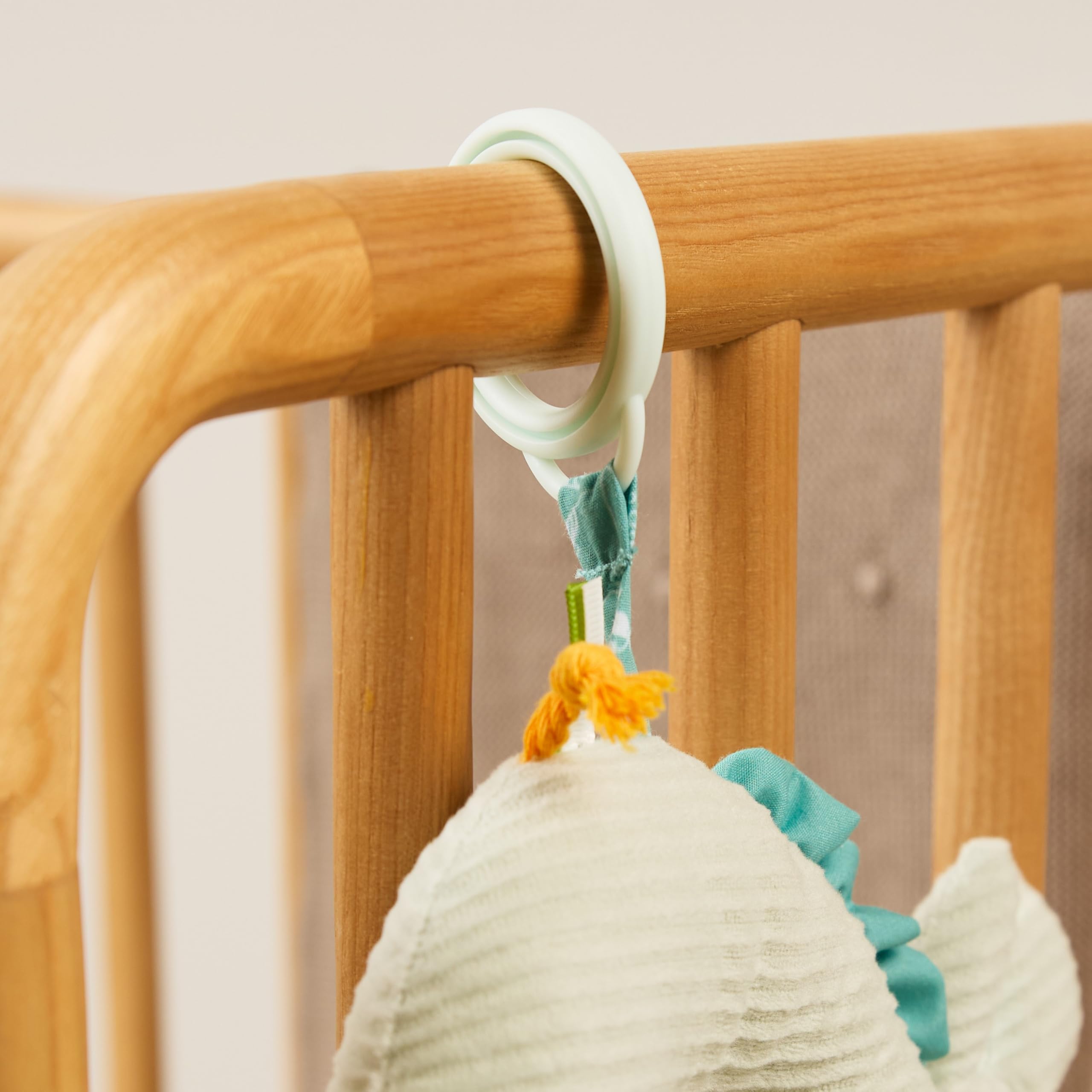 Miniland - Crib Mobile Toy - Sensory Centre for Babies: with Textures and Teether - To Hang or Use Loose (Baby Sea) - Image 2