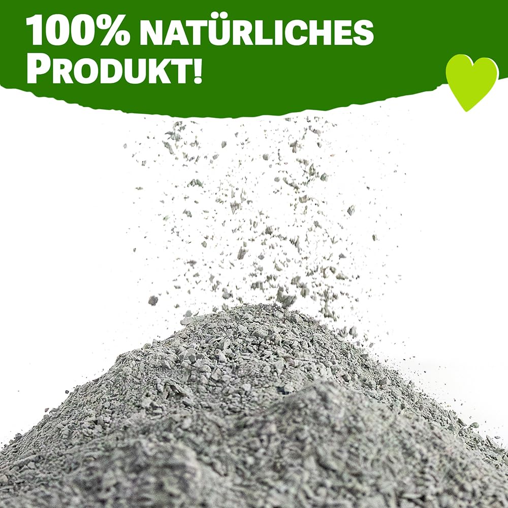 RasenHerz, 25 kg für 100m² Rasensand für dichten, grünen Rasen Rasenpflege, Bodenverbesserer, Nährstoffe, Diabas petigi