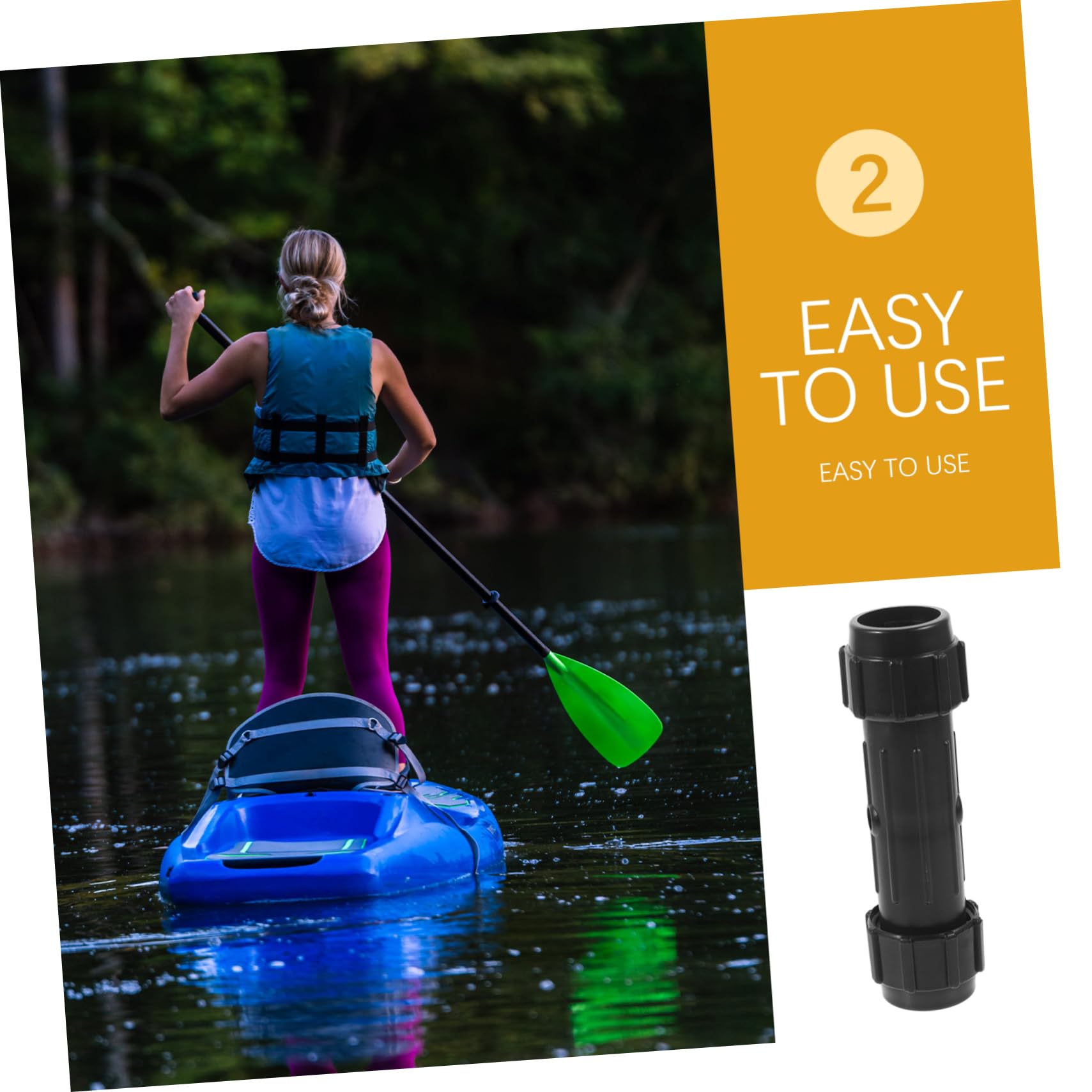 BESPORTBLE Canoe Paddles Joint Paddle Connection Joint for Boat Paddle Plastic Paddles Joint Paddle Connector Joint