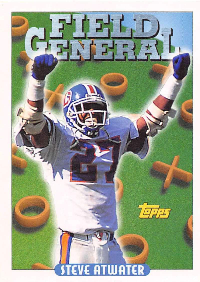 1993 Topps Football #292 Steve Atwater Denver Broncos FG Official NFL Trading Card From The Topps Company