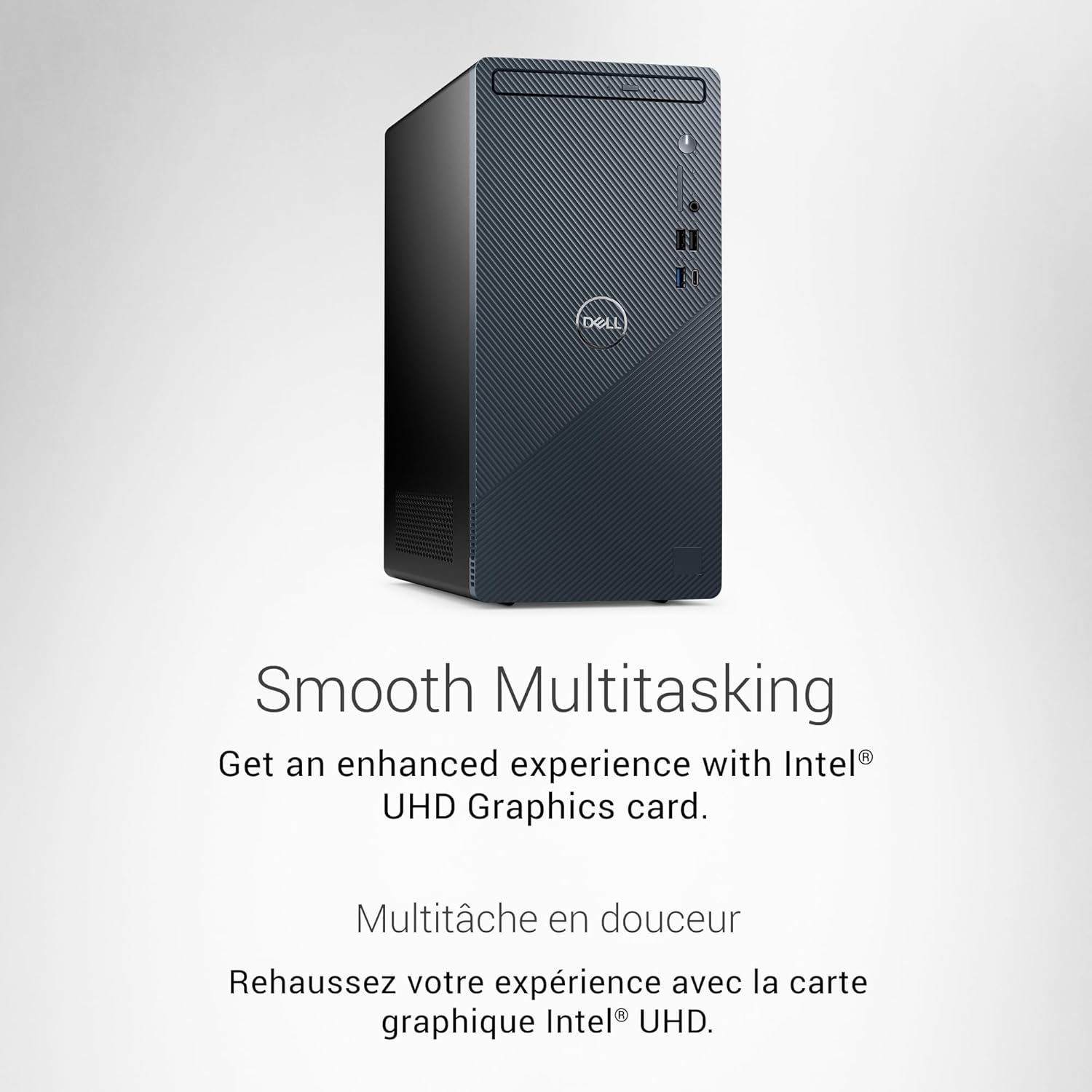 Dell Inspiron 3030 Desktop - Intel Core i7-14700 Processor, 16GB DDR5 RAM, 1TB SSD, Intel UHD 770 Graphics, Windows 11 Pro, Onsite & Migrate Service - Mist Blue - Image 3