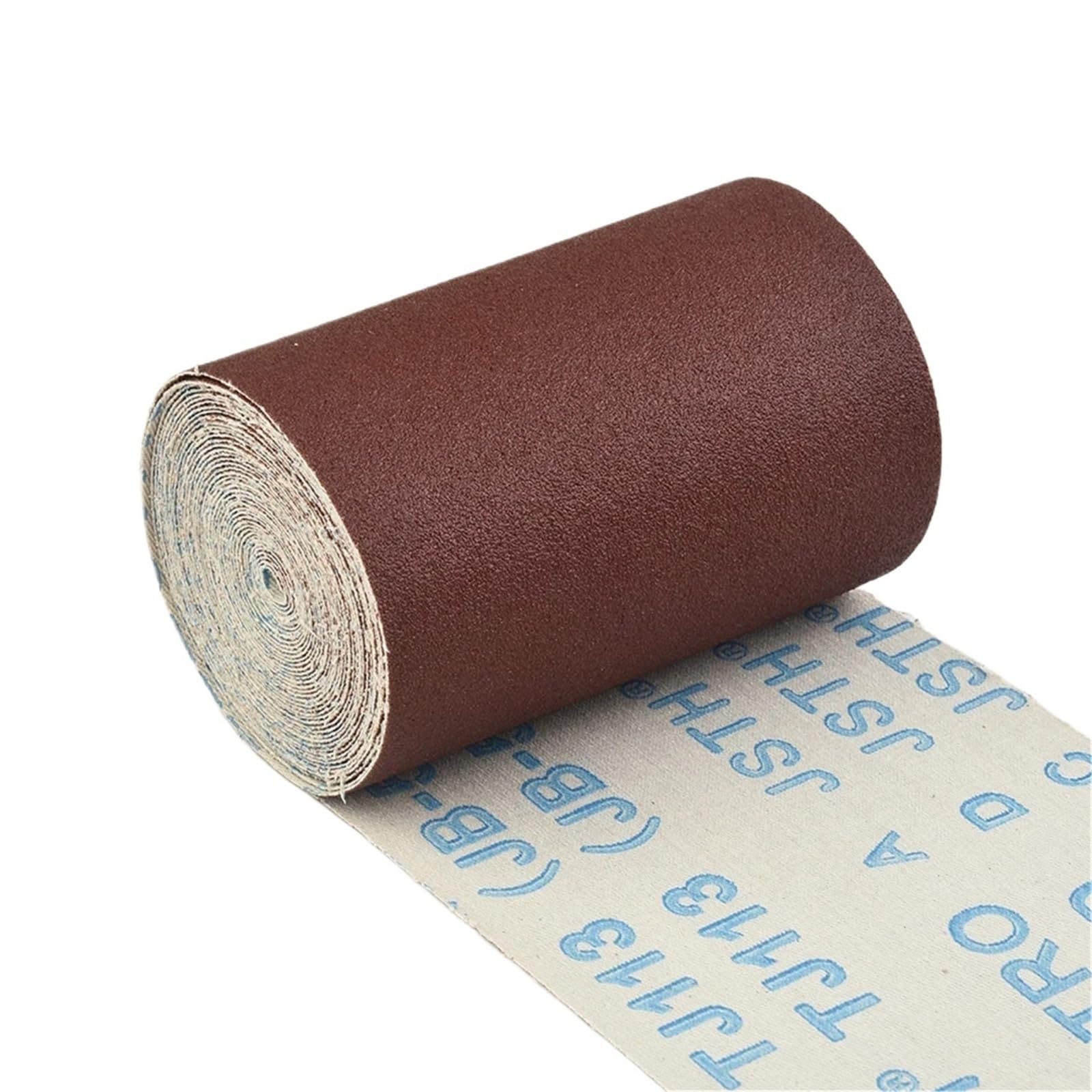 Nastri Abrasivi Rotolo di carta vetrata a grana 80-600, 10 cm x 5 metri, rotolo di tessuto abrasivo, rotolo di carta vetrata for mobili in legno, utensili for lucidatura di metalli(80Grit)