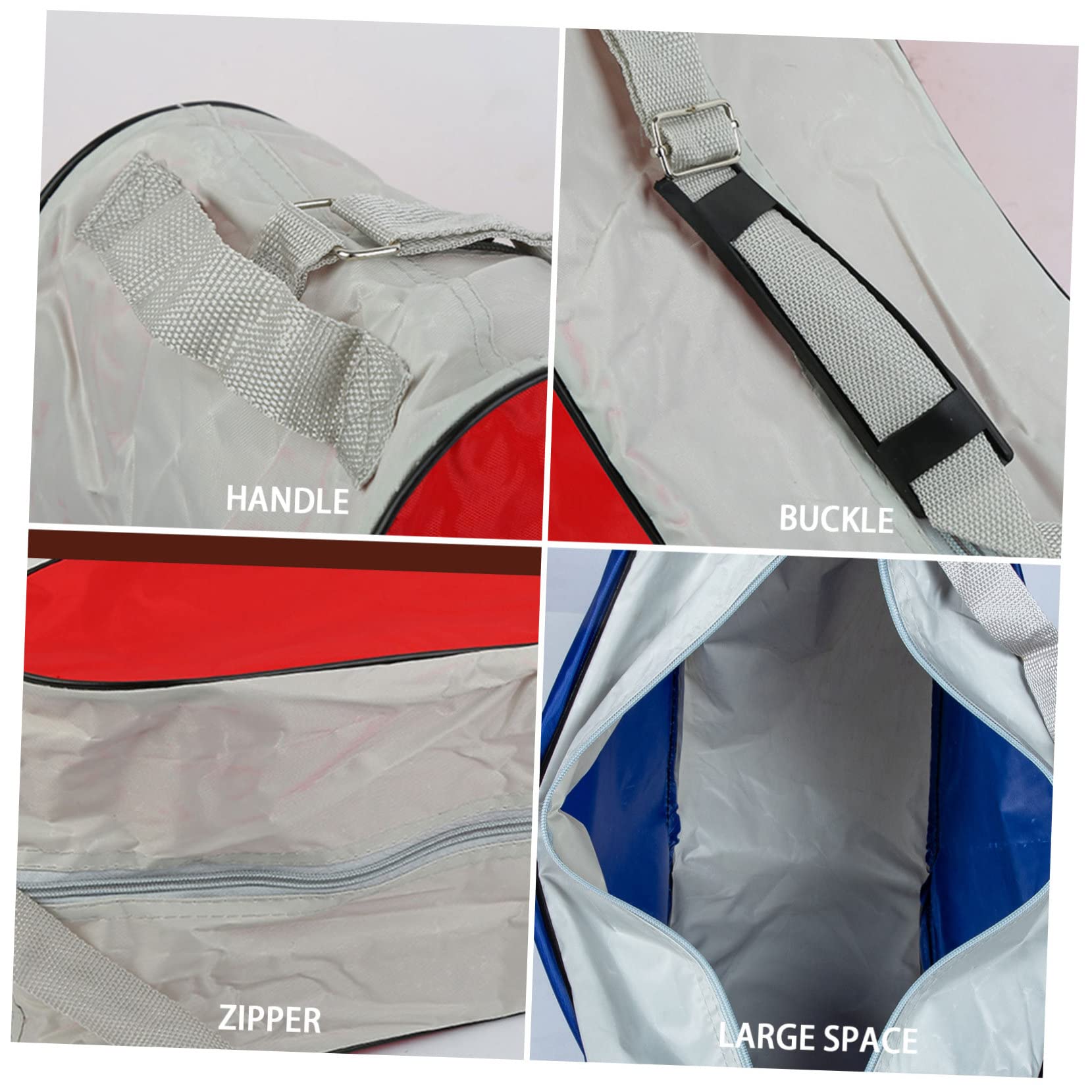 POPETPOP Borsa per Pattini da Ghiaccio e Rotelle 3 Pezzi, Poliestere | Uso All'aperto, Formato Portatile, Design Semplice, Adatta al Trasporto e Conservazione
