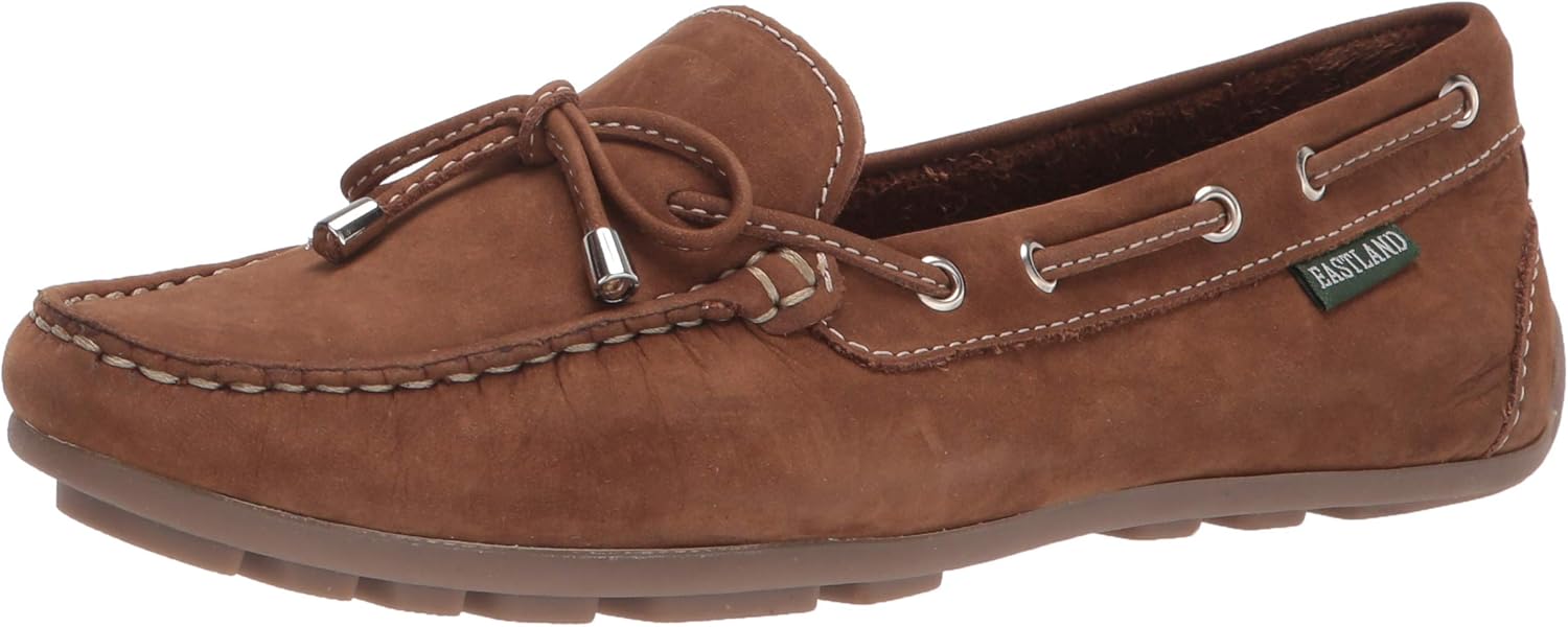 Eastland Women's Star Loafer, Tobacco Nubuc, 6