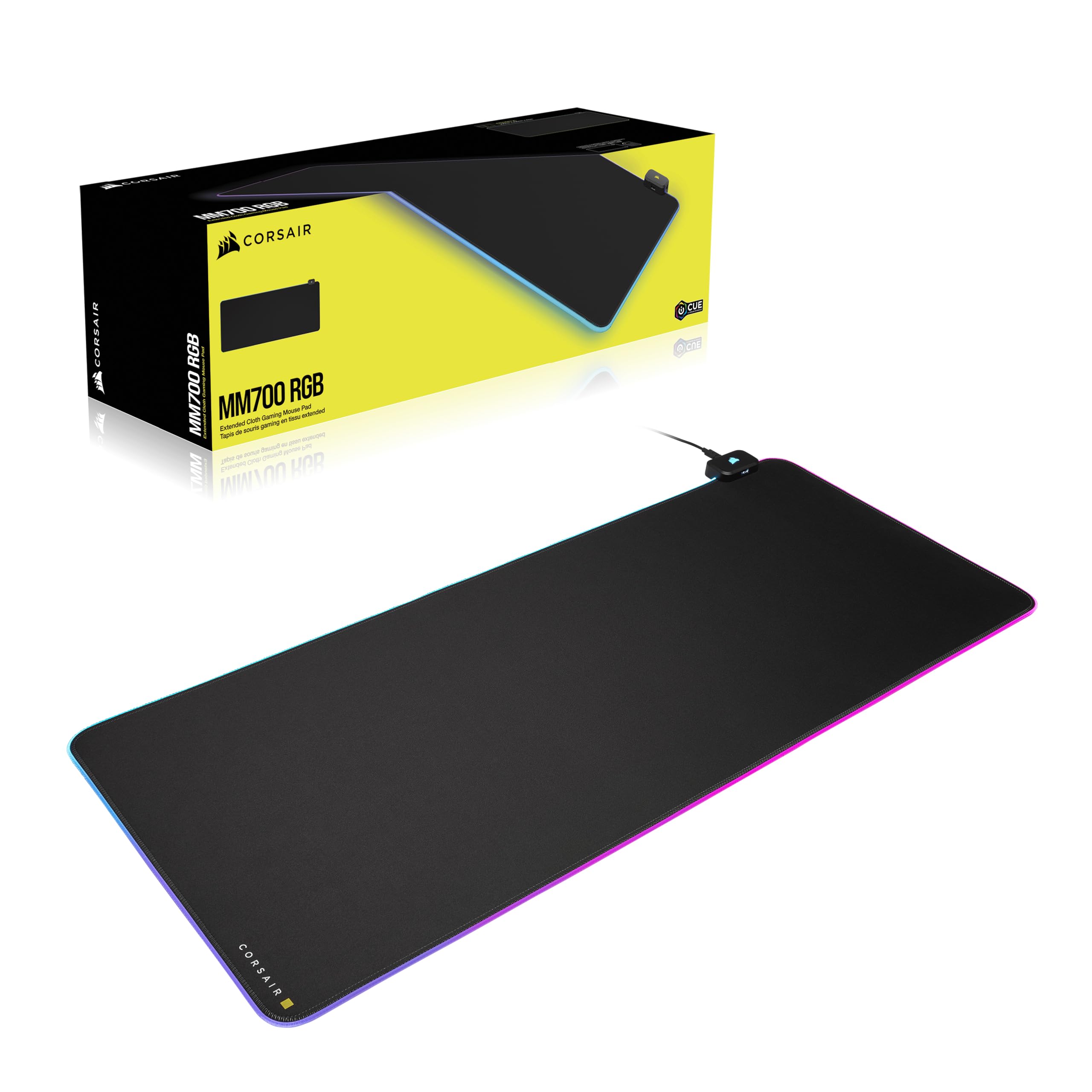 Corsair MM700C RGB Extended Tapis de Gaming – Noir