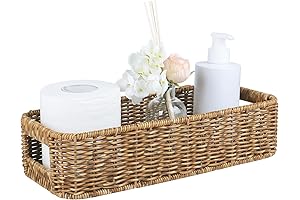Small Wicker Baskets: Maximize Toilet Storage