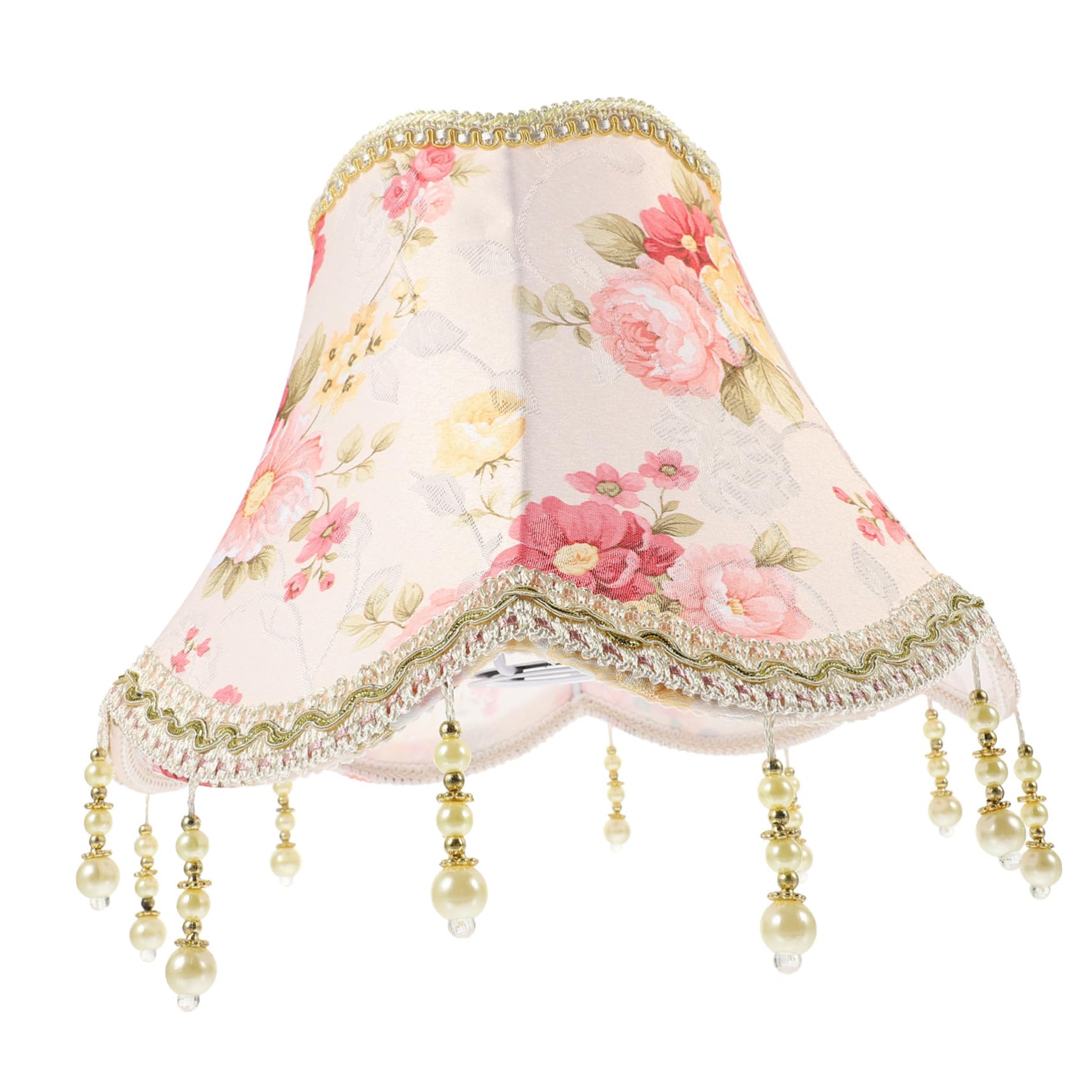 Pantalla de lámpara floral vintage de 30 cm para dar calidez y romanticismo al hogar