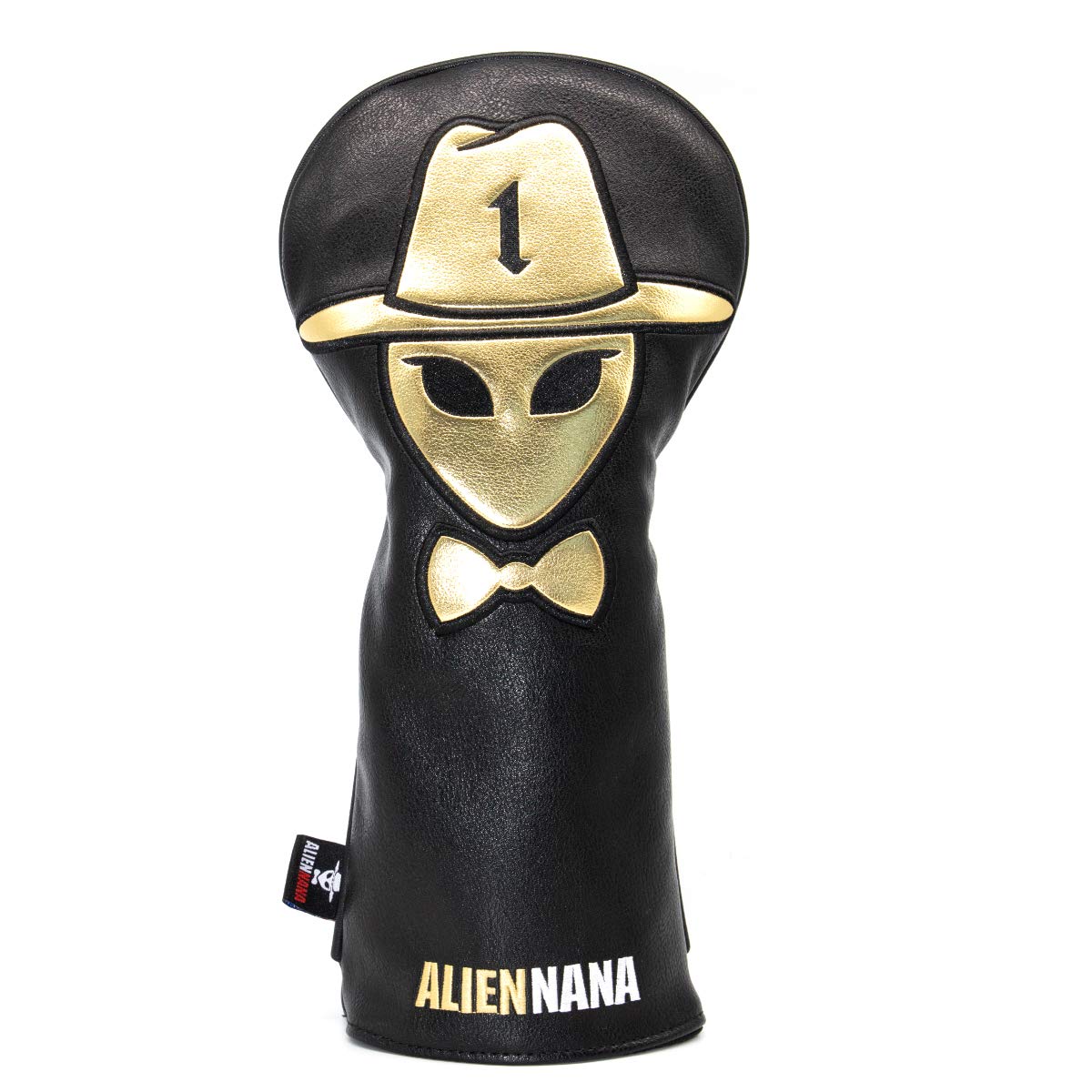 Aliennana Golf Club Headcover Set Leather Hand-Made 1 Wood Driver Head Cover Fairway Golf headcvoer Hybird Covers Golf Club Wood Head Covers for Titleist, Epic, Ping G, Taylormade M6, PXG GEN2