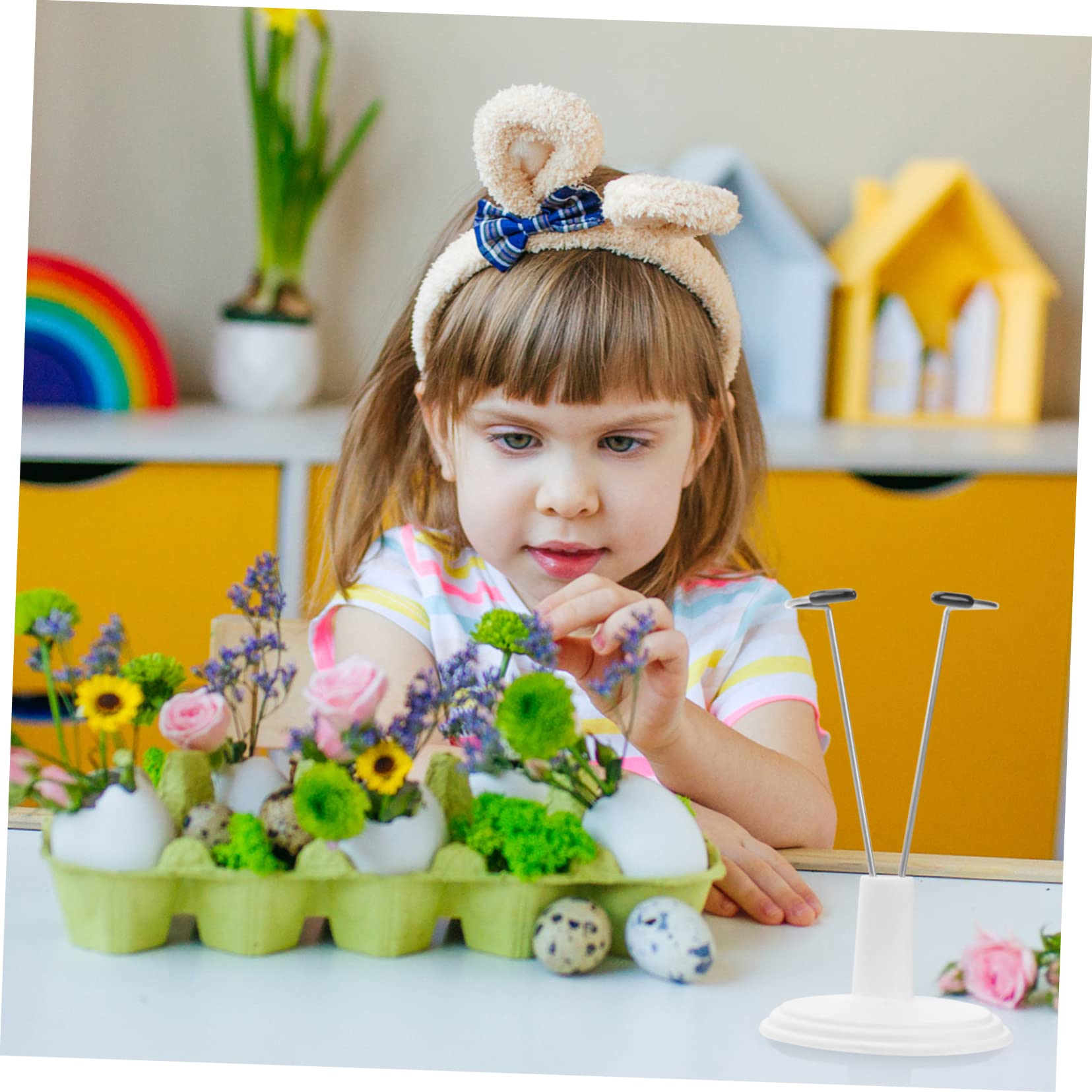 COSMEVIVI Professional Toy Model Bracket Bulk Doll Stands Portable Doll Holder Stand PVC Material Home Store Dec