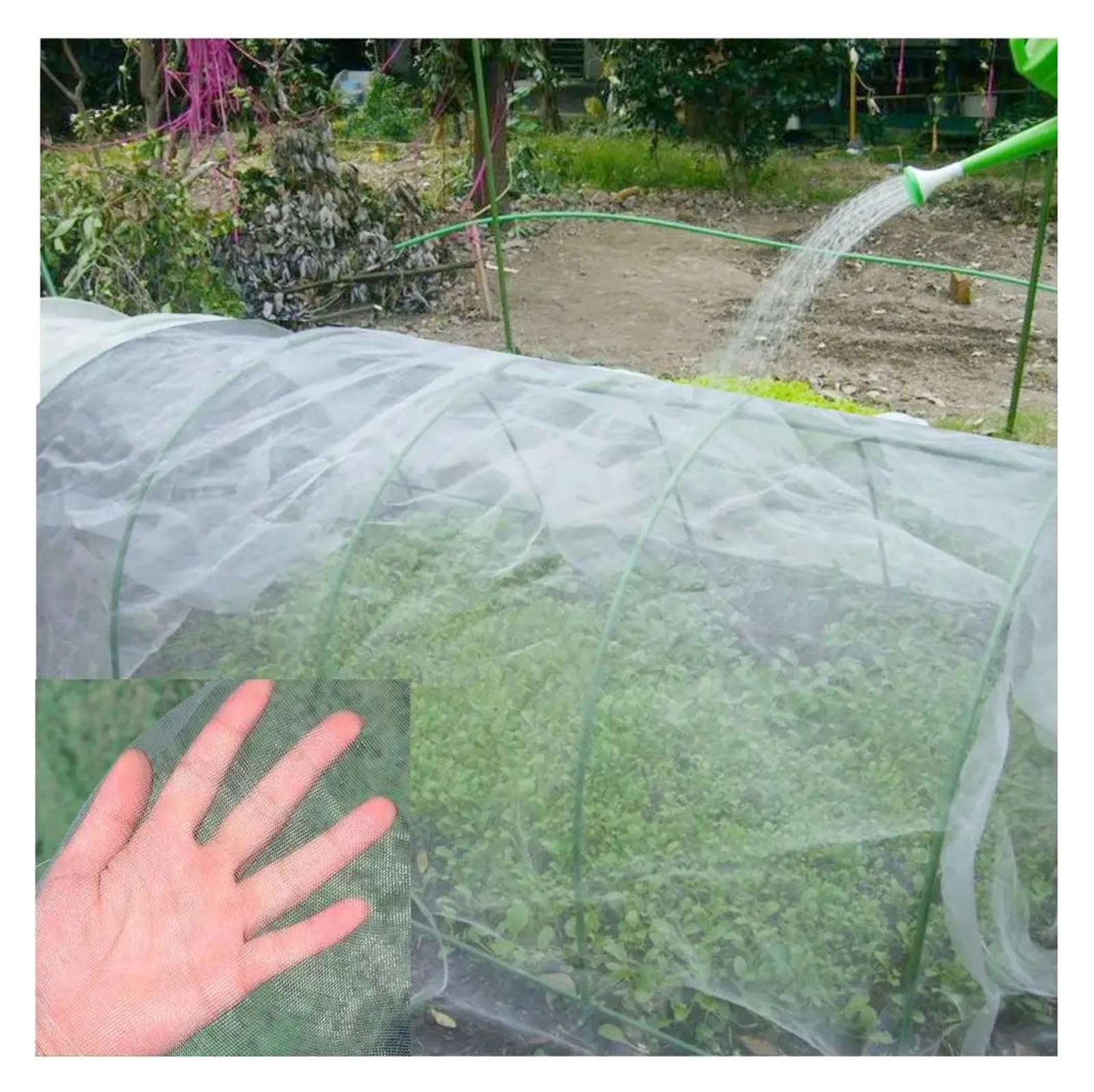 LYVQZPWLRRéseau anti-oiseau en nylon, Filet anti-insectes de jardin 80 mailles, filet de protection anti-oiseaux, couverture for plantes, fruits, légumes, fleurs, filet anti-brouillard, filet en nylon