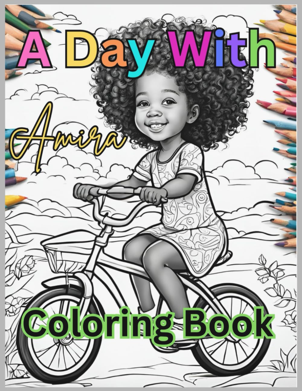 A Day With Amira: Coloring Book