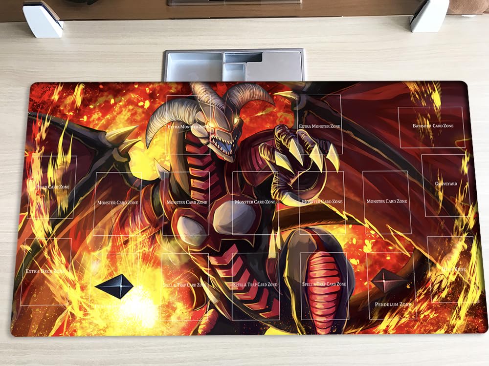 Amazon.com: New Mlikemat Playmat Red Dragon Archfiend TCG CCG OCG