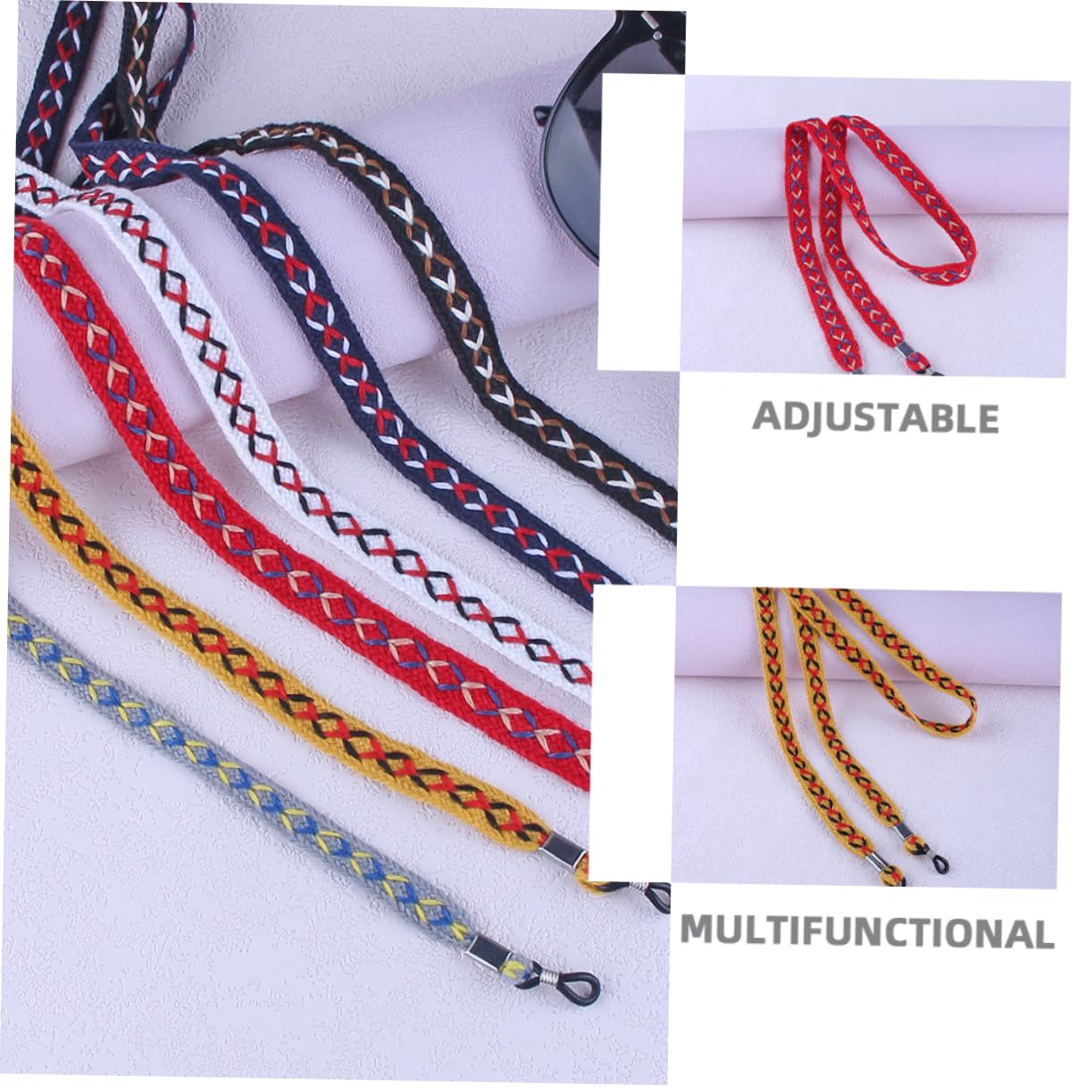 Homoyoyo Corda Di Occhiali Da Cacciatore Collo Multiplo Cordino A Catena Per Occhiali Titolare Catena Di Occhiali Cordino Per Occhiali Cinghia Per Gli Occhiali Tessuto
