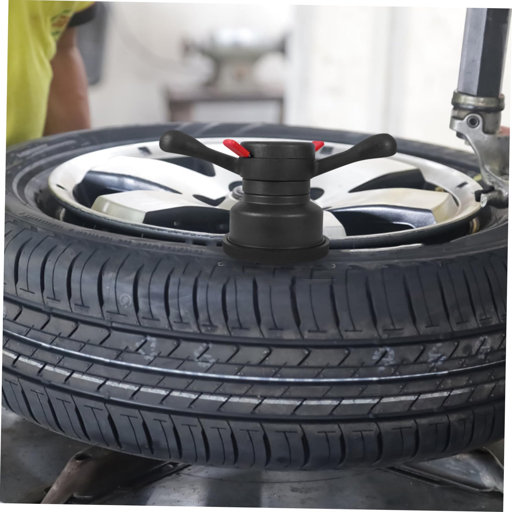 Schnellspannmutter für Auto radwuchtmaschine Langlebiges Material Leichtes Design mit Verstellbarem Flügelmutternverschluss Kompatibel mit Car Wheel Balancer und Radwuchtgerät