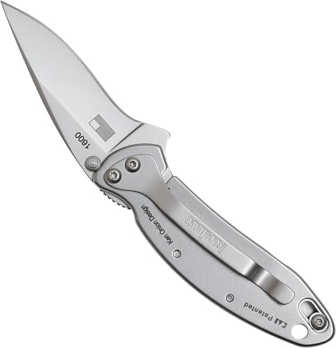 Miniatura 5 de Kershaw Cuchillo de bolsillo de cebollino, hoja de acero 420HC de 1.9 pulgadas, apertura asistida Speedsafe, fabricado en los Estados Unidos, (1600)