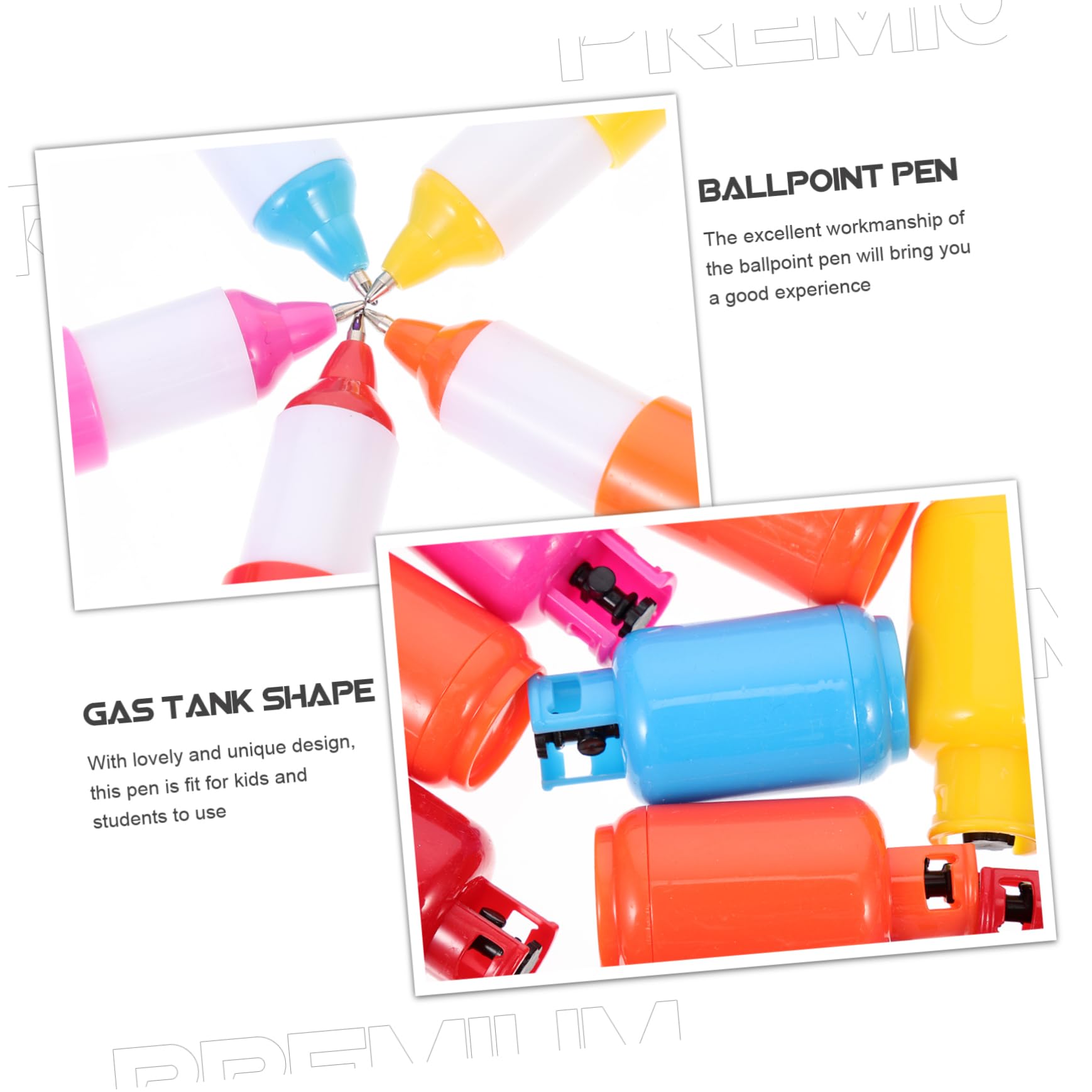 2 Set Penna A Sfera Per Serbatoio Di Gas Evidenziatori Multi Gel Prodotto Punto Mini Penne Portatili Penne A Sfera Penne Per Pillole Offerta Studentesca Plastica 18 Pezzi * 2