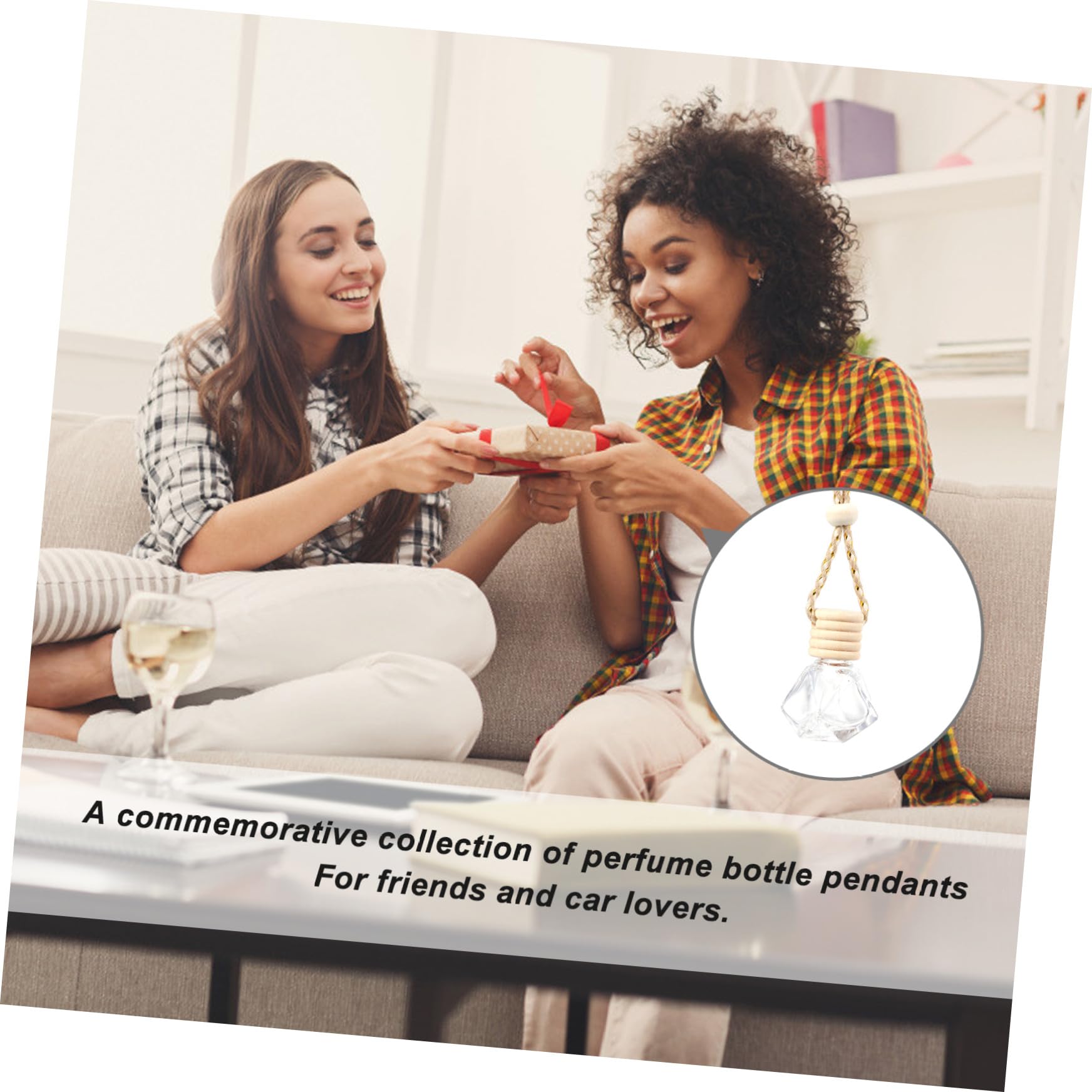 iplusmile 54stücke Teiliges Auto Parfüm-flasche Hängender Diffusor Für Auto-innenraum Aromatherapie Zubehör Für Ätherische Öle Und Düfte Stilvolle Autodekoration Und