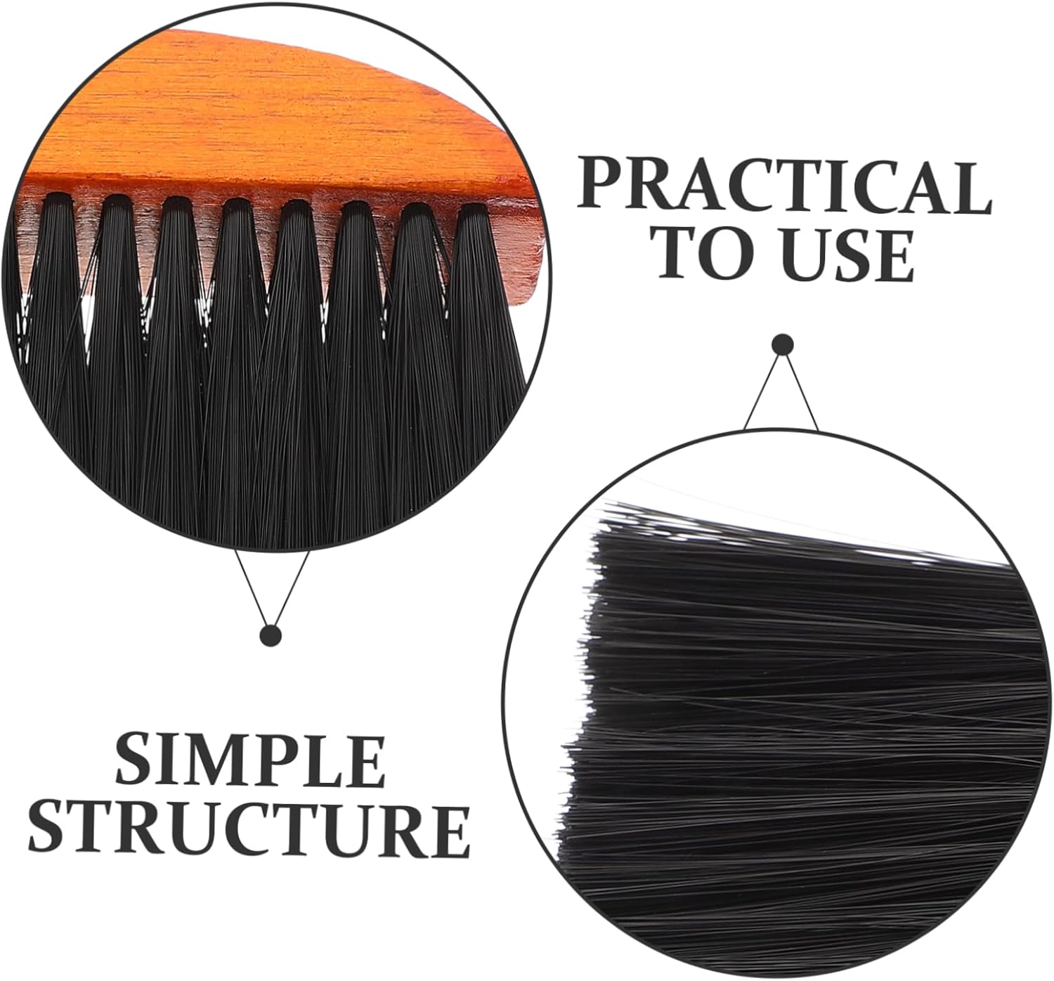 Sosoport 8pcs Fireplace Cleaning Brush Soft Bristles Handheld Tool for Efficient Fireplace Maintenance and Dust Removal for Home Heating Appliances
