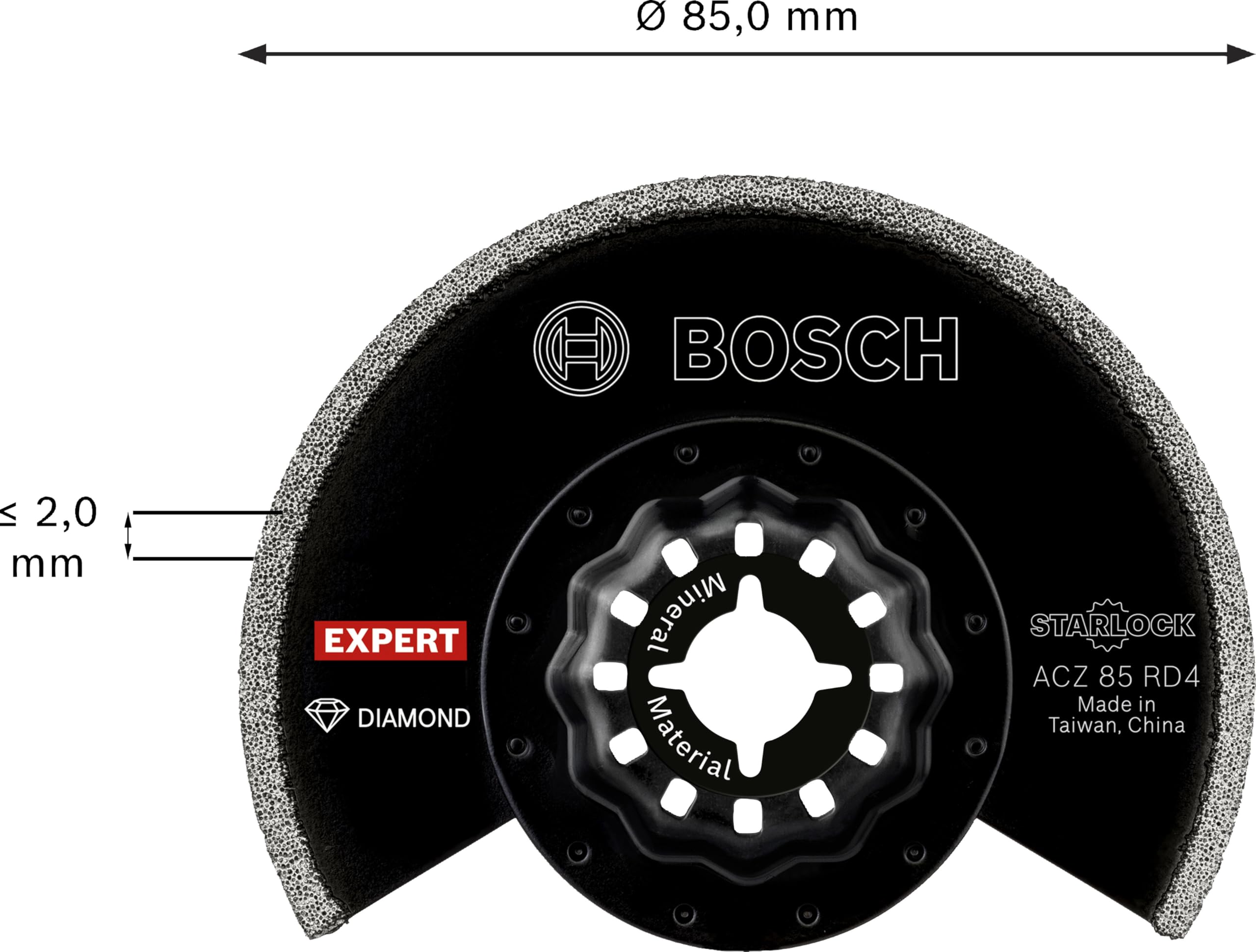 Diamond segment RBE- 10ER ACZ 85 RD4