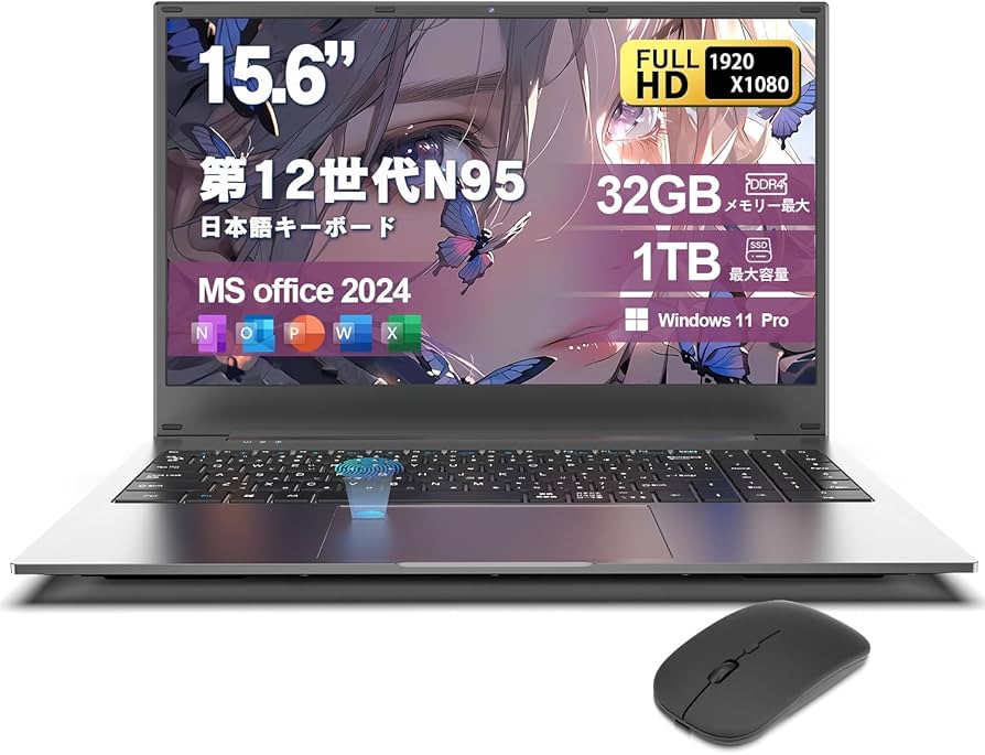 Amazon.co.jp: VETESA Office 2024搭載 ノートパソコン 15.6 イン 1920
