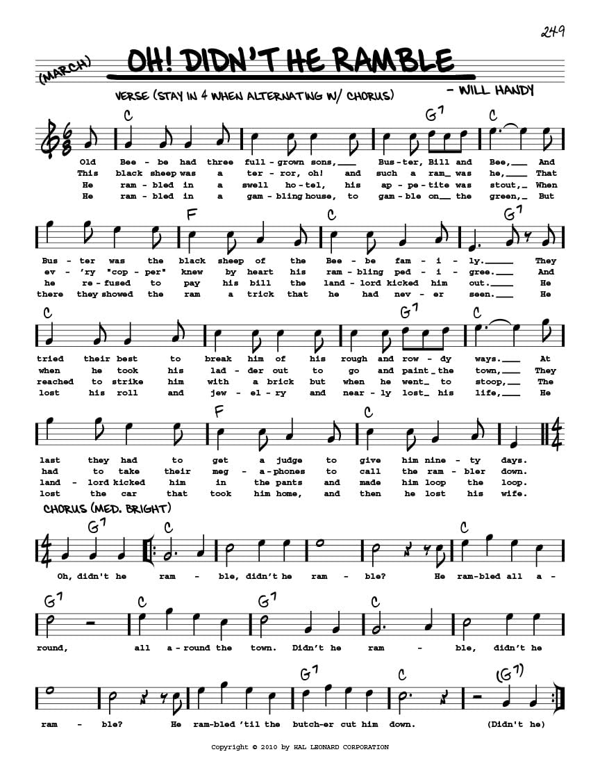 The Real Dixieland Book: B-flat Instruments