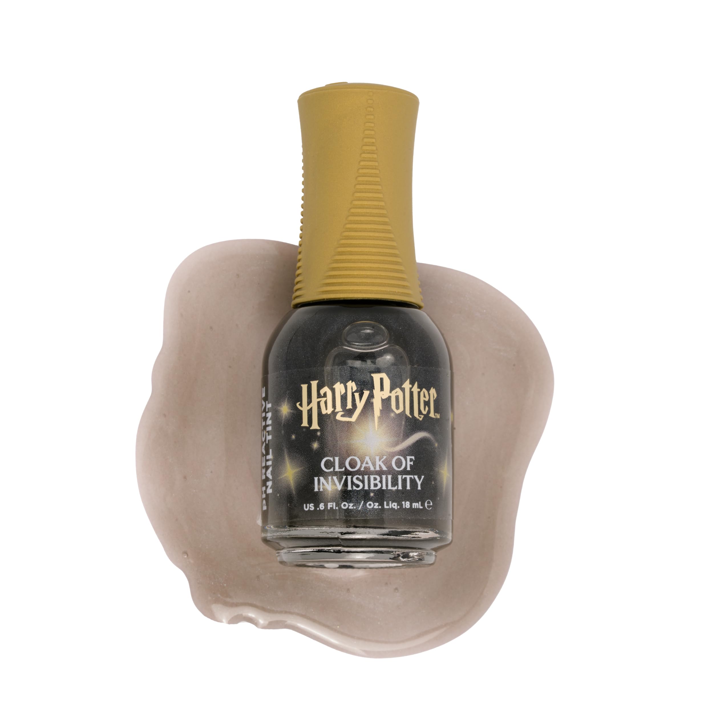 Orly x Harry Potter™ Cloak of Invisibility pH Reactive Nail Tint | Color Transforms into Glowing Pink Unique to Your pH | Vitamins C+E help strengthen