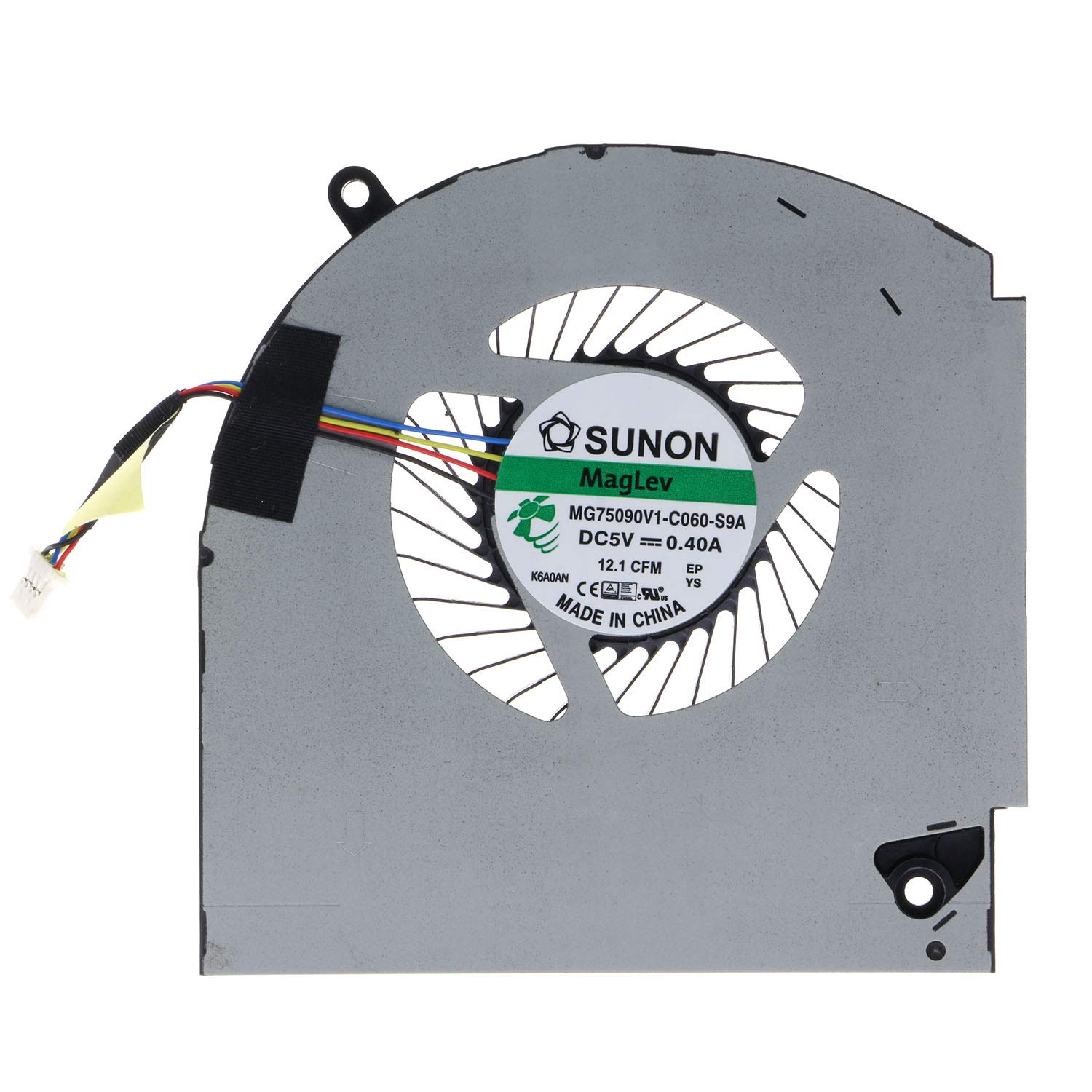 Ventilateur de refroidissement de rechange pour Dell Alienware 17 R4 R5 P31E ALW17C MG75090V1-C060-S9A MG75090V1-C070-S9A 4RFW1
