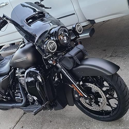 Miniatura 7 de Foco auxiliar LED de 4-12 pulgadas con soporte de cubo de carcasa, lámpara de señales de giro de bala, kit de luces antiniebla de 4.5 pulgadas para